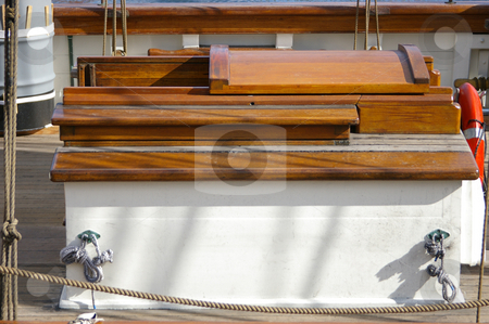 To use this stock image in your creative project, please select the size you need over to the right and click the "Add to Cart" button.
Your downloaded image will come with the Cutcaster watermark removed so don’t worry about the watermark you see on this page. Ships Hatch stock photo, A hatch to below decks on a tall ship. by Tom Weatherhead