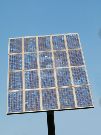 To use this stock image in your creative project, please select the size you need over to the right and click the "Add to Cart" button.
Your downloaded image will come with the Cutcaster watermark removed so don’t worry about the watermark you see on this page. Solar panel stock photo, Solar panel under pure blue sky by Laurent Dambies
