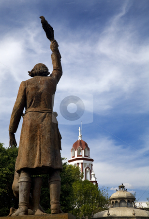 To use this stock image in your creative project, please select the size you need over to the right and click the "Add to Cart" button.
Your downloaded image will come with the Cutcaster watermark removed so don’t worry about the watermark you see on this page. Statue Miguel Hidalgo Hero of Mexican Revolution stock photo, Statue of Miguel Hidalgo in Public Park with Churches in Backgroud, Tlaquepaque, Guadalajara, Mexico. Father Hidalgo was one of the heroes of the Mexican War of Independence in the early 1800s. by William Perry