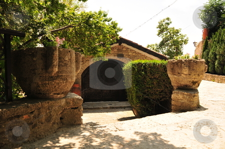 To use this stock image in your creative project, please select the size you need over to the right and click the "Add to Cart" button.
Your downloaded image will come with the Cutcaster watermark removed so don’t worry about the watermark you see on this page. Orthodox chapel in garden of queen Marie of Edinburge stock photo, by Zheko Zhekov