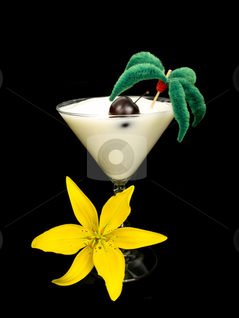 To use this stock image in your creative project, please select the size you need over to the right and click the "Add to Cart" button.
Your downloaded image will come with the Cutcaster watermark removed so don’t worry about the watermark you see on this page. Yogurt cocktail with flower stock photo, Yogurt cocktail with yellow lilly on black background by John Teeter