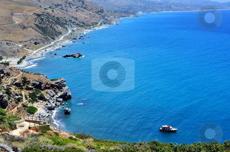 To use this stock image in your creative project, please select the size you need over to the right and click the "Add to Cart" button.
Your downloaded image will come with the Cutcaster watermark removed so don’t worry about the watermark you see on this page. Fantastic view of Preveli Beach stock photo, Travel photography: Fantastic view of Preveli Beach in Southern Crete,
Greece by Fernando Barozza