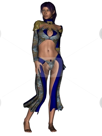 To use this stock image in your creative project, please select the size you need over to the right and click the "Add to Cart" button.
Your downloaded image will come with the Cutcaster watermark removed so don’t worry about the watermark you see on this page. Fashion model pose stock photo, 3D rendered fashion model in extravagant clothes in sexy pose by Patrik Ruzic