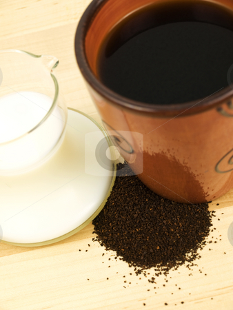 To use this stock image in your creative project, please select the size you need over to the right and click the "Add to Cart" button.
Your downloaded image will come with the Cutcaster watermark removed so don’t worry about the watermark you see on this page. Coffee and cream close up stock photo, Coffee and cream close up focus on grounds by John Teeter