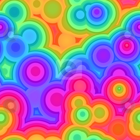 To use this stock image in your creative project, please select the size you need over to the right and click the "Add to Cart" button.
Your downloaded image will come with the Cutcaster watermark removed so don’t worry about the watermark you see on this page. Funky retro rings stock photo, Abstract texture of large colorful round shapes by Wino Evertz