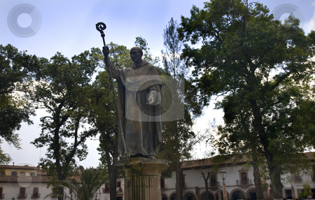 To use this stock image in your creative project, please select the size you need over to the right and click the "Add to Cart" button.
Your downloaded image will come with the Cutcaster watermark removed so don’t worry about the watermark you see on this page. Bishop Papa Vasco Statue Patzcuaro Mexico stock photo, Old Statue of First Bishop of Michoachan, Vasco De Quiroga, known as Papa Vasco, Public Square, Patzcuaro, Mexico by William Perry