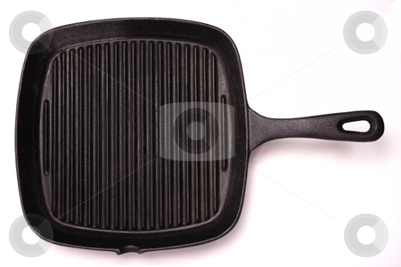 To use this stock image in your creative project, please select the size you need over to the right and click the "Add to Cart" button.
Your downloaded image will come with the Cutcaster watermark removed so don’t worry about the watermark you see on this page. Grill Pan stock photo, A black, cast-iron grill pan. Isolated on white. by Martin Darley