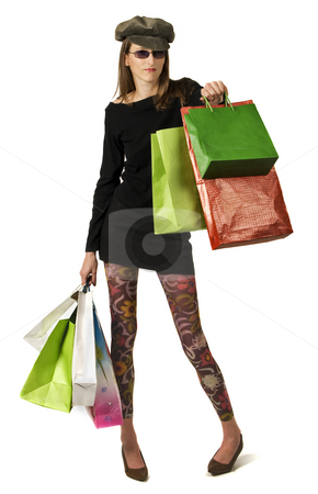 To use this stock image in your creative project, please select the size you need over to the right and click the "Add to Cart" button.
Your downloaded image will come with the Cutcaster watermark removed so don’t worry about the watermark you see on this page. Shopping mania stock photo, Happy girl whit shopping bags by Desislava Draganova