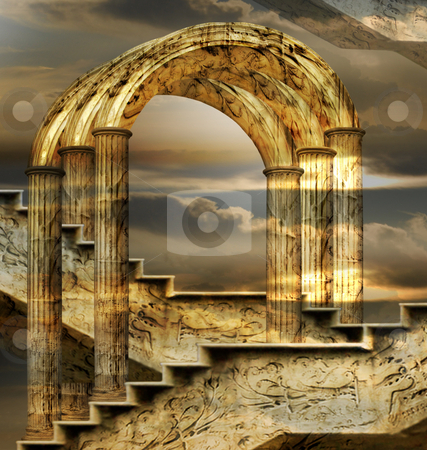 To use this stock image in your creative project, please select the size you need over to the right and click the "Add to Cart" button.
Your downloaded image will come with the Cutcaster watermark removed so don’t worry about the watermark you see on this page. Arches Of Possibility stock photo, Italian imagination collage surrealism collection of surreal by Desislava Draganova