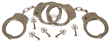 To use this stock image in your creative project, please select the size you need over to the right and click the "Add to Cart" button.
Your downloaded image will come with the Cutcaster watermark removed so don’t worry about the watermark you see on this page. Handcuffs stock photo, Handcuffs with a keys by Desislava Draganova