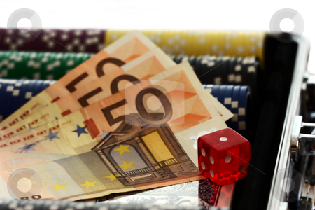 To use this stock image in your creative project, please select the size you need over to the right and click the "Add to Cart" button.
Your downloaded image will come with the Cutcaster watermark removed so don’t worry about the watermark you see on this page. Poker stock photo, Pokerchips with money by Andre Janssen