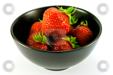 To use this stock image in your creative project, please select the size you need over to the right and click the "Add to Cart" button.
Your downloaded image will come with the Cutcaster watermark removed so don’t worry about the watermark you see on this page. Strawberries stock photo, Whole red ripe strawberries in a black bowl on a white background by Keith Wilson