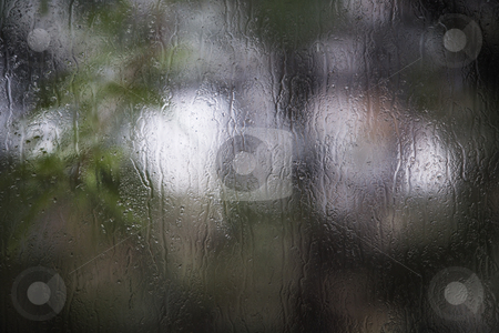To use this stock image in your creative project, please select the size you need over to the right and click the "Add to Cart" button.
Your downloaded image will come with the Cutcaster watermark removed so don’t worry about the watermark you see on this page. Wet Window stock photo, Rain streaked window looking out to foliage by Scott Griessel