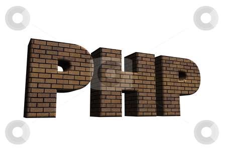 To use this stock image in your creative project, please select the size you need over to the right and click the "Add to Cart" button.
Your downloaded image will come with the Cutcaster watermark removed so don’t worry about the watermark you see on this page. Php stock photo, Bricked letters PHP on white background - 3d illustration by J?