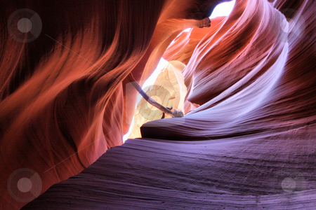 To use this stock image in your creative project, please select the size you need over to the right and click the "Add to Cart" button.
Your downloaded image will come with the Cutcaster watermark removed so don’t worry about the watermark you see on this page. Antelope Canyon Ray of light stock photo, Perfect lines and colors of the sandstone walls inside the Antelope Canyon with *ray of lights* by Martin Reisacher