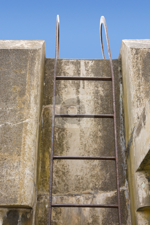 To use this stock image in your creative project, please select the size you need over to the right and click the "Add to Cart" button.
Your downloaded image will come with the Cutcaster watermark removed so don’t worry about the watermark you see on this page. Fort Worden Bunker stock photo, Ladder at Fort Worden military bunker in Port Townsend Washington. by Travis Manley