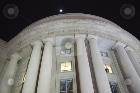 To use this stock image in your creative project, please select the size you need over to the right and click the "Add to Cart" button.
Your downloaded image will come with the Cutcaster watermark removed so don’t worry about the watermark you see on this page. Ronald Reagan International Trade Building at Night Washington D stock photo, Ronald Reagan International Trade Building at Night Under the Moon and Stars, Pennsylvania Ave Washington DC by William Perry