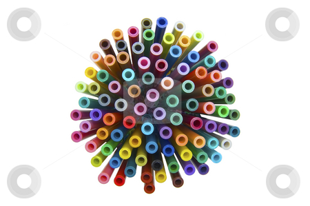 To use this stock image in your creative project, please select the size you need over to the right and click the "Add to Cart" button.
Your downloaded image will come with the Cutcaster watermark removed so don’t worry about the watermark you see on this page. Colour burst stock photo, A collection of coloured-pens arranged as if exploding. by Jeff Carson