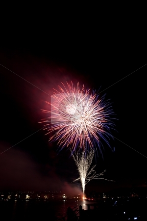 To use this stock image in your creative project, please select the size you need over to the right and click the "Add to Cart" button.
Your downloaded image will come with the Cutcaster watermark removed so don’t worry about the watermark you see on this page. 4th Fireworks stock photo, Firework is a low explosive pyrotechnic device used primarily for aesthetic and entertainment purposes. by Mariusz Jurgielewicz