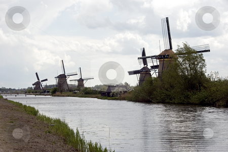 To use this stock image in your creative project, please select the size you need over to the right and click the "Add to Cart" button.
Your downloaded image will come with the Cutcaster watermark removed so don’t worry about the watermark you see on this page. Kinderdijk stock photo, Windmills in holland by Chris Willemsen