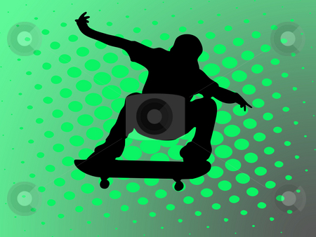 To use this stock image in your creative project, please select the size you need over to the right and click the "Add to Cart" button.
Your downloaded image will come with the Cutcaster watermark removed so don’t worry about the watermark you see on this page. Skateboard stock photo, Skating man on green background by Minka Ruskova-Stefanova