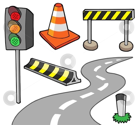 To use this stock image in your creative project, please select the size you need over to the right and click the "Add to Cart" button.
Your downloaded image will come with the Cutcaster watermark removed so don’t worry about the watermark you see on this page. Various road objects stock vector clipart, Various road objects - vector illustration. by Klara Viskova