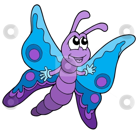 To use this stock image in your creative project, please select the size you need over to the right and click the "Add to Cart" button.
Your downloaded image will come with the Cutcaster watermark removed so don’t worry about the watermark you see on this page. Cute blue and purple butterfly vector illustration stock vector clipart, Cute blue and purple butterfly - vector illustration. by Klara Viskova