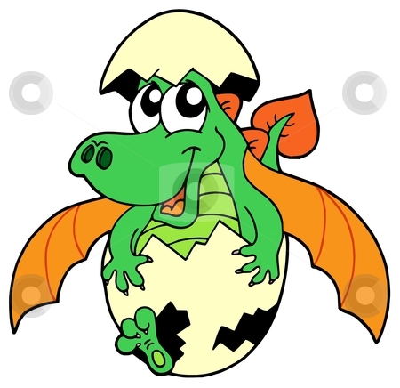 To use this stock image in your creative project, please select the size you need over to the right and click the "Add to Cart" button.
Your downloaded image will come with the Cutcaster watermark removed so don’t worry about the watermark you see on this page. Cute dragon in egg stock vector clipart, Cute dragon in egg - vector illustration. by Klara Viskova