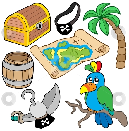 To use this stock image in your creative project, please select the size you need over to the right and click the "Add to Cart" button.
Your downloaded image will come with the Cutcaster watermark removed so don’t worry about the watermark you see on this page. Pirate collection 7 stock vector clipart, Pirate collection 7 on white background - vector illustration. by Klara Viskova