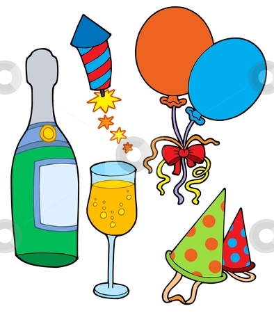 To use this stock image in your creative project, please select the size you need over to the right and click the "Add to Cart" button.
Your downloaded image will come with the Cutcaster watermark removed so don’t worry about the watermark you see on this page. New Years Eve collection stock vector clipart, New Years Eve collection - vector illustration. by Klara Viskova