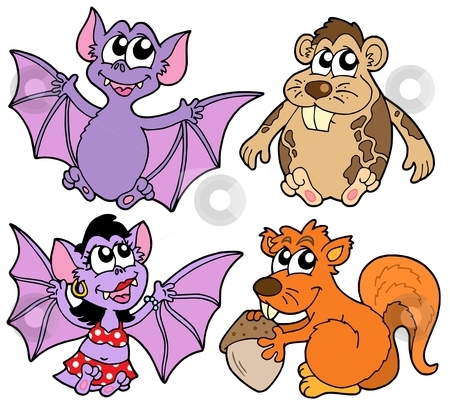 To use this stock image in your creative project, please select the size you need over to the right and click the "Add to Cart" button.
Your downloaded image will come with the Cutcaster watermark removed so don’t worry about the watermark you see on this page. Various cute small animals collection stock vector clipart, Various cute small animals collection - vector illustration. by Klara Viskova
