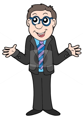 To use this stock image in your creative project, please select the size you need over to the right and click the "Add to Cart" button.
Your downloaded image will come with the Cutcaster watermark removed so don’t worry about the watermark you see on this page. Businessman in black suit stock vector clipart, Businessman in black suit - vector illustration. by Klara Viskova
