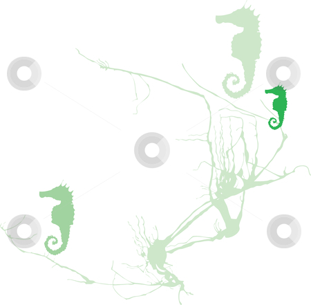 To use this stock image in your creative project, please select the size you need over to the right and click the "Add to Cart" button.
Your downloaded image will come with the Cutcaster watermark removed so don’t worry about the watermark you see on this page. Seahorse stock vector clipart, Image of a seahorse swimming in the ocean. by Jeffrey Thompson