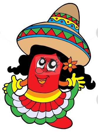 To use this stock image in your creative project, please select the size you need over to the right and click the "Add to Cart" button.
Your downloaded image will come with the Cutcaster watermark removed so don’t worry about the watermark you see on this page. Cute Mexican chilli girl stock vector clipart, Cute Mexican chilli girl - vector illustration. by Klara Viskova