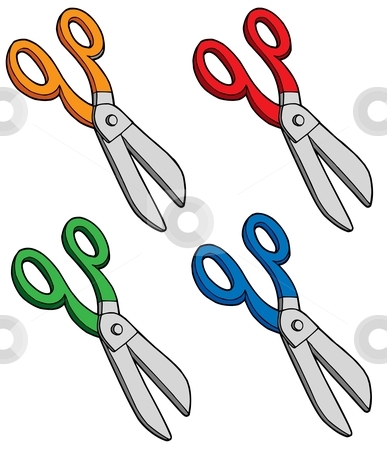To use this stock image in your creative project, please select the size you need over to the right and click the "Add to Cart" button.
Your downloaded image will come with the Cutcaster watermark removed so don’t worry about the watermark you see on this page. Various colors scissors stock vector clipart, Various colors scissors - vector illustration. by Klara Viskova