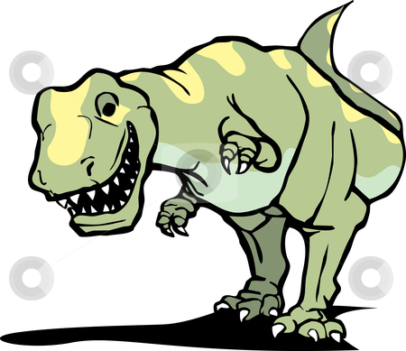 To use this stock image in your creative project, please select the size you need over to the right and click the "Add to Cart" button.
Your downloaded image will come with the Cutcaster watermark removed so don’t worry about the watermark you see on this page. Tyrannosaurus Rex stock vector clipart, The dinosaur Tyrannosaurus Rex hunting for prey. by Jeffrey Thompson