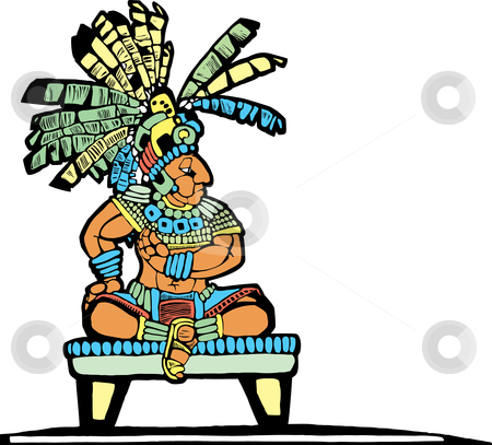 To use this stock image in your creative project, please select the size you need over to the right and click the "Add to Cart" button.
Your downloaded image will come with the Cutcaster watermark removed so don’t worry about the watermark you see on this page. Mayan King stock vector clipart, Mayan King designed after Mesoamerican Pottery and Temple Images. by Jeffrey Thompson