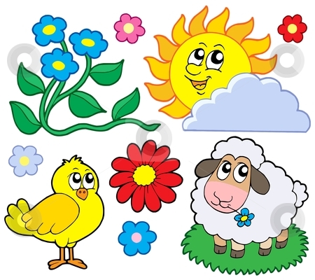 To use this stock image in your creative project, please select the size you need over to the right and click the "Add to Cart" button.
Your downloaded image will come with the Cutcaster watermark removed so don’t worry about the watermark you see on this page. Spring collection 1 stock vector clipart, Spring collection 1 - vector illustration. by Klara Viskova