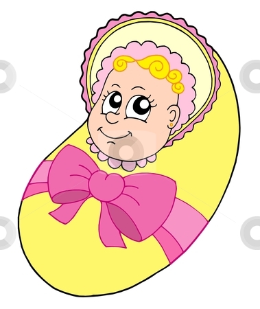 To use this stock image in your creative project, please select the size you need over to the right and click the "Add to Cart" button.
Your downloaded image will come with the Cutcaster watermark removed so don’t worry about the watermark you see on this page. Small baby girl stock vector clipart, Small baby girl - vector illustration. by Klara Viskova