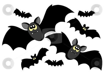 To use this stock image in your creative project, please select the size you need over to the right and click the "Add to Cart" button.
Your downloaded image will come with the Cutcaster watermark removed so don’t worry about the watermark you see on this page. Bats silhouettes stock vector clipart, Bats silhouettes on white background - vector illustration. by Klara Viskova