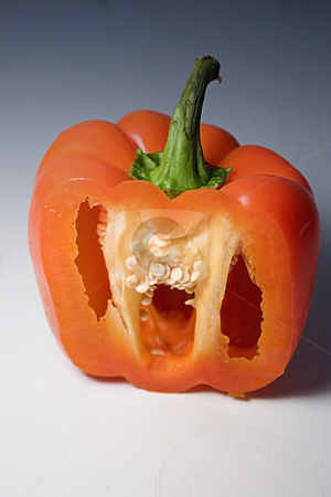 To use this stock image in your creative project, please select the size you need over to the right and click the "Add to Cart" button.
Your downloaded image will come with the Cutcaster watermark removed so don’t worry about the watermark you see on this page. Isolated Half Cut Orange Pepper stock photo, Isolated Half Cut Orange Pepper on a Blue White Background by Mehmet Dilsiz