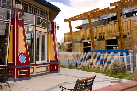To use this stock image in your creative project, please select the size you need over to the right and click the "Add to Cart" button.
Your downloaded image will come with the Cutcaster watermark removed so don’t worry about the watermark you see on this page. Carousel Building and the Construction Site stock photo, Carousel Building and the Construction Site in Downtown Helena by Mehmet Dilsiz