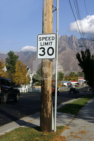 To use this stock image in your creative project, please select the size you need over to the right and click the "Add to Cart" button.
Your downloaded image will come with the Cutcaster watermark removed so don’t worry about the watermark you see on this page. Speed Limit 30 stock photo, Speed Limit Thirty with Mountains on the background by Mehmet Dilsiz
