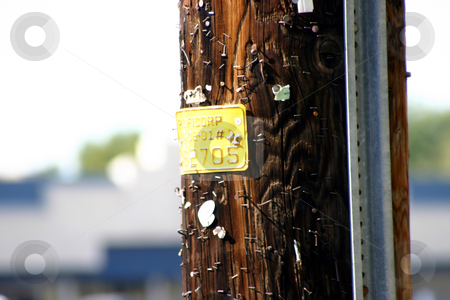 To use this stock image in your creative project, please select the size you need over to the right and click the "Add to Cart" button.
Your downloaded image will come with the Cutcaster watermark removed so don’t worry about the watermark you see on this page. Electric Pole stock photo, Close up on Electric Pole by Mehmet Dilsiz