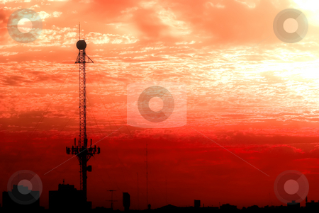 To use this stock image in your creative project, please select the size you need over to the right and click the "Add to Cart" button.
Your downloaded image will come with the Cutcaster watermark removed so don’t worry about the watermark you see on this page. Apocalyptic Telecommunications Antenna stock photo, Telecommunications Antenna against an apocalyptic red sky by Germán Ariel Berra