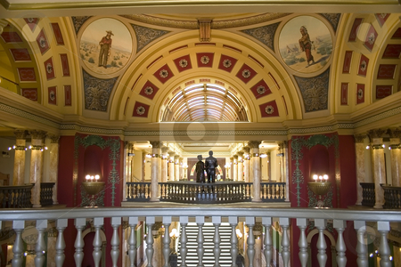 To use this stock image in your creative project, please select the size you need over to the right and click the "Add to Cart" button.
Your downloaded image will come with the Cutcaster watermark removed so don’t worry about the watermark you see on this page. Second Floor of Capital Building stock photo, Second Floor of Capital Building in Helena Montana by Mehmet Dilsiz