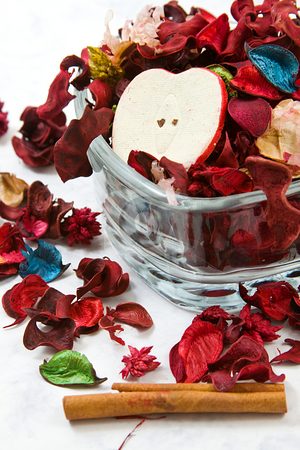 To use this stock image in your creative project, please select the size you need over to the right and click the "Add to Cart" button.
Your downloaded image will come with the Cutcaster watermark removed so don’t worry about the watermark you see on this page. Close up on dried leaves and rose stock photo, Isolated potpourri - close up on dried leaves and rose by Mehmet Dilsiz