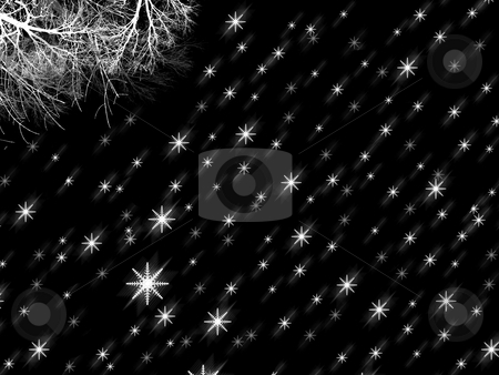 To use this stock image in your creative project, please select the size you need over to the right and click the "Add to Cart" button.
Your downloaded image will come with the Cutcaster watermark removed so don’t worry about the watermark you see on this page. Digital Abstract - It is snowing under the Tree stock photo, Black and White - Abstract Snow at Night by Mehmet Dilsiz