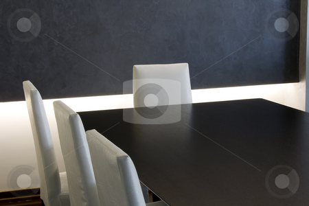 To use this stock image in your creative project, please select the size you need over to the right and click the "Add to Cart" button.
Your downloaded image will come with the Cutcaster watermark removed so don’t worry about the watermark you see on this page. Trendy Modern Dining Room stock photo, Close up on a Trendy Modern Dining Room and Dinner Table by Mehmet Dilsiz