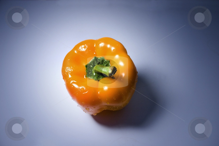 To use this stock image in your creative project, please select the size you need over to the right and click the "Add to Cart" button.
Your downloaded image will come with the Cutcaster watermark removed so don’t worry about the watermark you see on this page. Isolated Orange Pepper stock photo, Isolated Orange Pepper on a Blue White Background by Mehmet Dilsiz